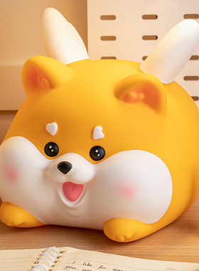 创意小狗儿童男女孩卡通存钱罐2026年新款只进不出成人储蓄钱罐箱