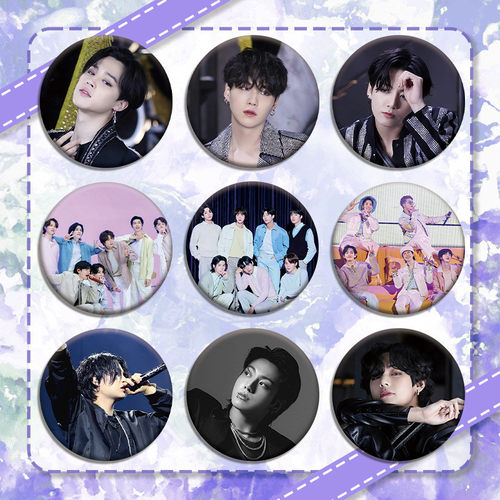 明星周边B*S防彈少年团徽章全员