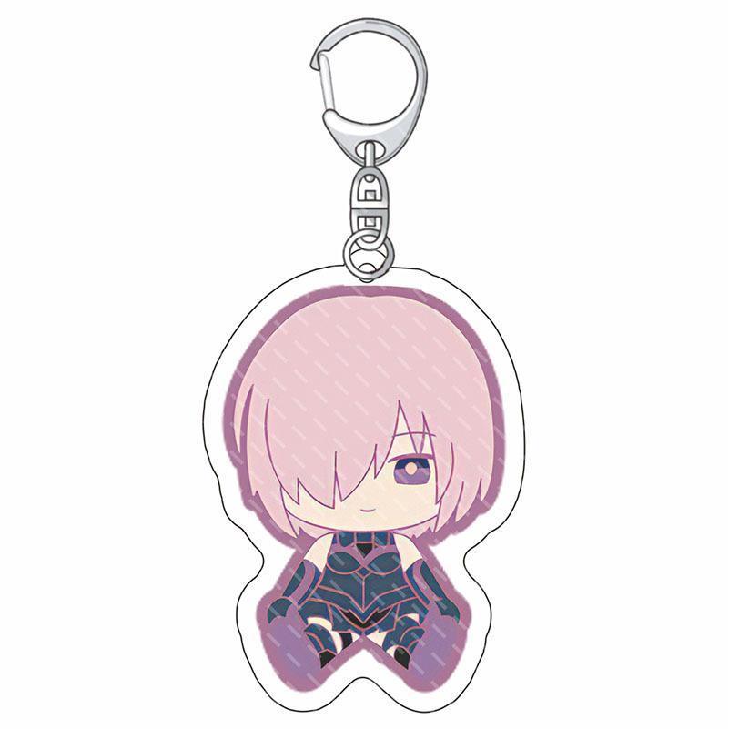 Fate/Grand Order动漫游戏周边钥匙扣藤丸立香亚克力挂件样品展示