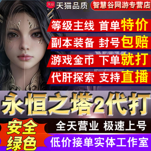 永恒之塔2代练打韩台服等级圣域刷宠物收集理解度羽毛噩梦深渊点