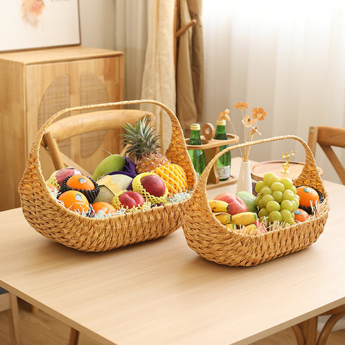 桂味源果篮礼品收纳篮仿藤编