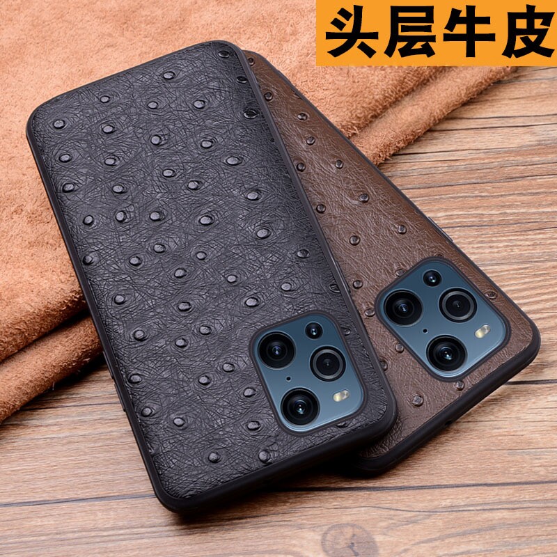 适用OPPO Find X9pro保护壳后盖包边防摔X8/x7ultra手机壳商务皮套x3鳄鱼纹高档x5 lite外壳3neo薄款男女新款