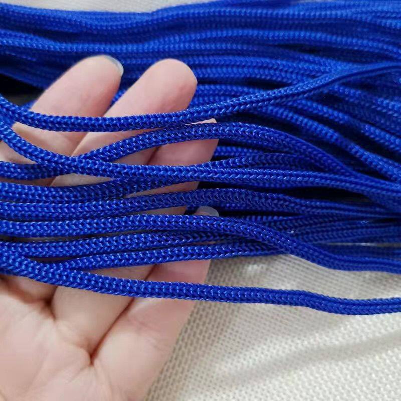 丙纶勾针绳PP尼龙绳 抽绳布袋束口收口绳串绳DIY手工编织绳手提绳