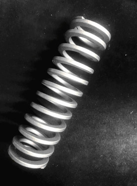 TR特轻负荷白色模具弹簧 银灰色压簧矩形弹簧32*21 外径32 内径21