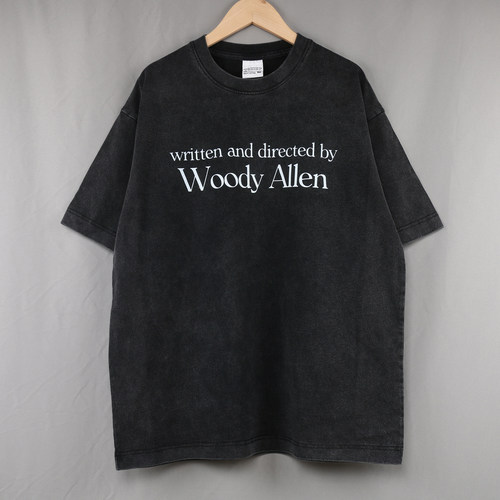 Woody Allen 短袖T恤伍迪艾伦电影导演文艺哲学迷美式复古男女Tee