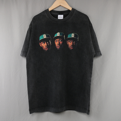 TYLER THE CREATOR短袖T恤Golf Wang泰勒嘻哈说唱美式复古男女Tee