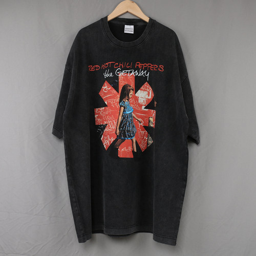 红辣椒乐队短袖T恤Red Hot Chili Peppers摇滚美式复古做旧男女潮