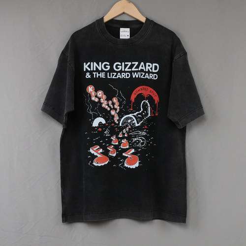 King Gizzard & the Lizard Wizard短袖T恤另类摇滚乐队情侣男女