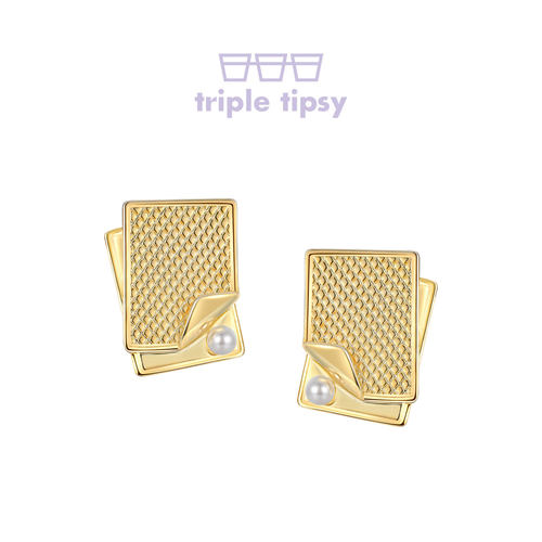 tripletipsy安崎同款扑克牌耳钉
