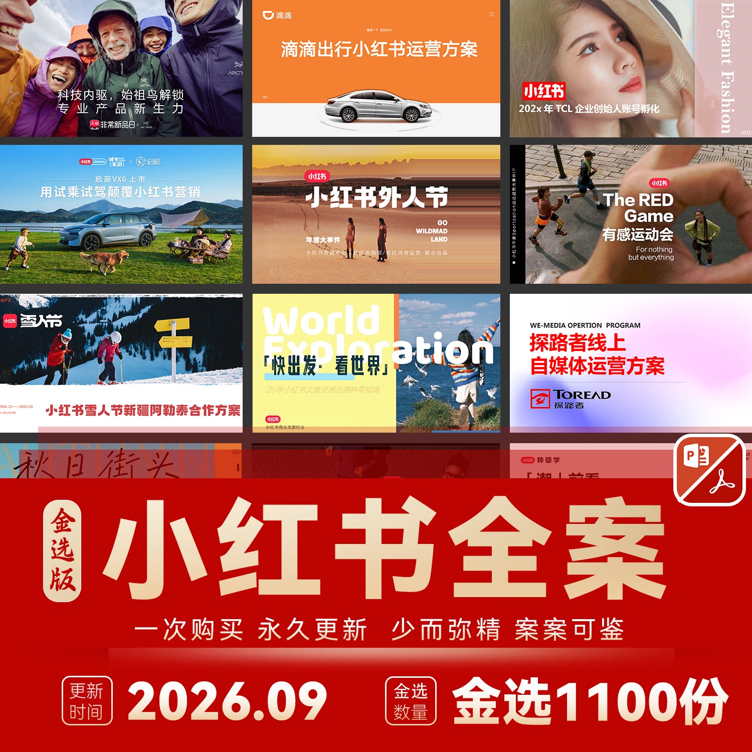 4A广告公司小红书达人策略UP博主品牌全案传播营销策划PPT方案例
