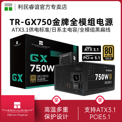 利民TR-GX750金牌全模组电源