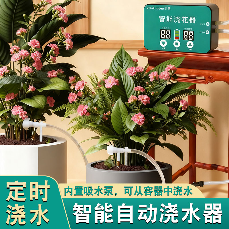 家用抽水泵智能定时浇水一个月