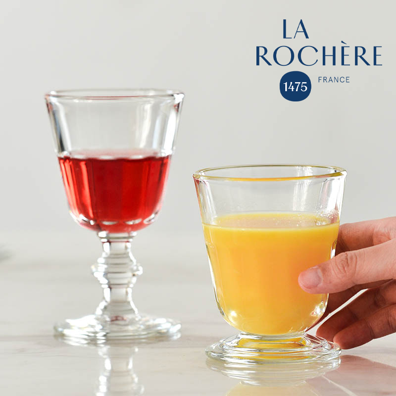 larochere法国复古玻璃果汁杯