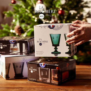 【新年礼物】法国LAROCHERE玻璃酒杯高档生日礼盒乔迁结婚伴手礼
