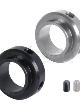 轴承固定环FBC01 FBC02紧定螺钉锁紧环内径6至到40mm台阶凸头挡圈
