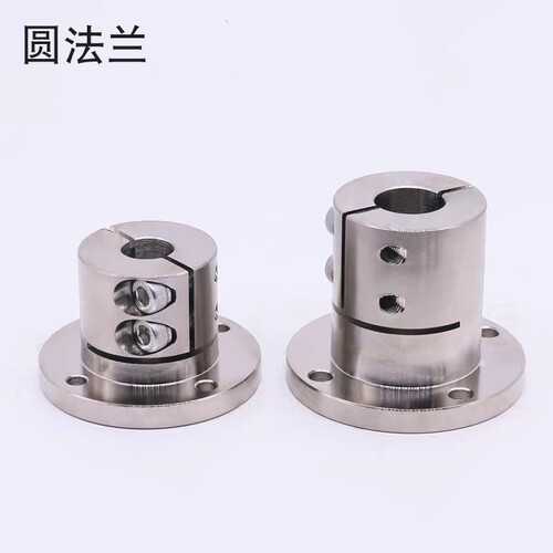 钢制加长型圆法兰光轴支