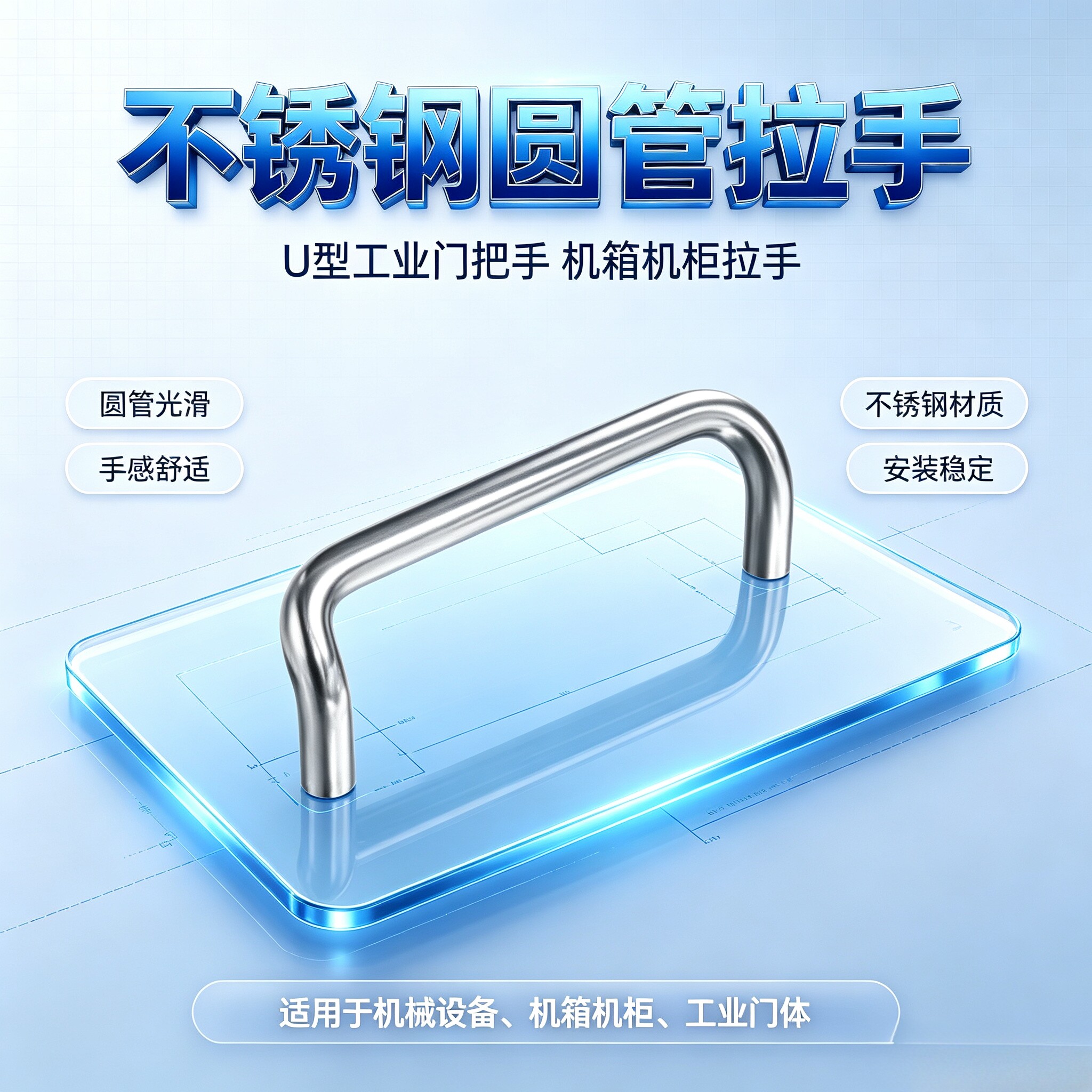 标准件怡合达XAF72-L110拉手