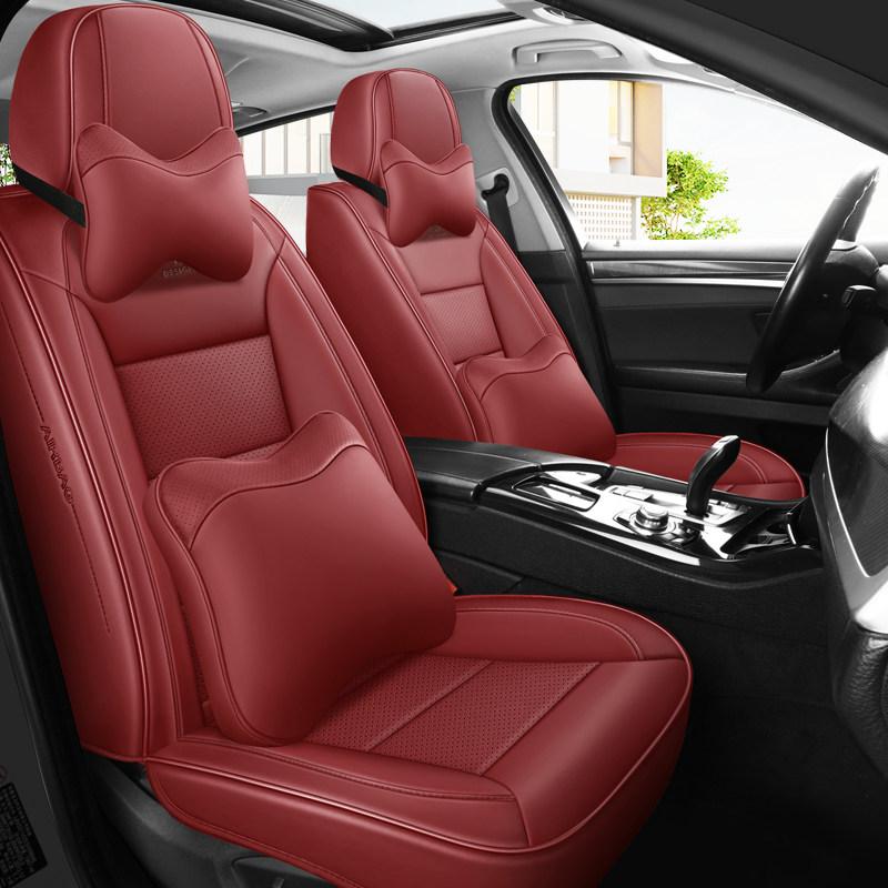 简约轻奢风汽车座套全包全皮四季通用座垫纳帕皮革轿车坐垫男女士
