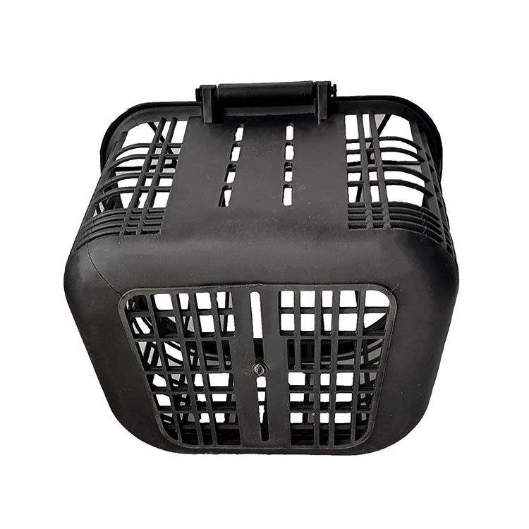电动车塑料车篮环行车篮车筐带F盖子车篮自保车篮抗摔抗压