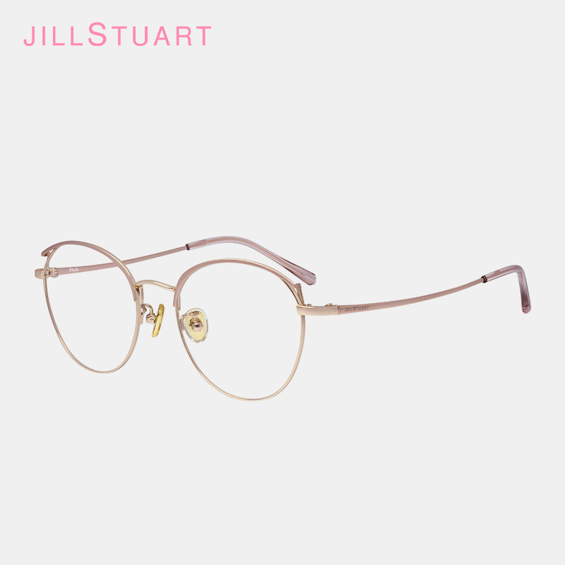 【新品】JILLSTUART/姬丝图特女款圆框钛金属近视眼镜 JS70118-封面