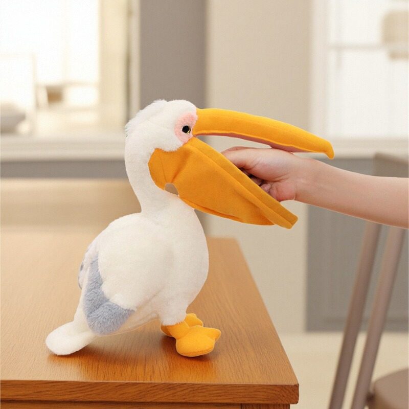 仿真动物公仔大嘴鸟类玩偶模型动物园纪念品收藏毛绒玩具生日礼物