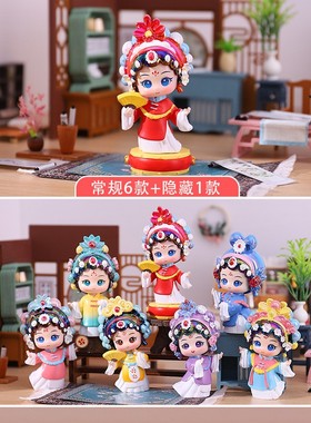 古风文创礼物绝代风华盲盒复古女孩创意潮玩景区热卖周边桌面摆件