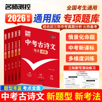 2026中考古诗文考点讲练
