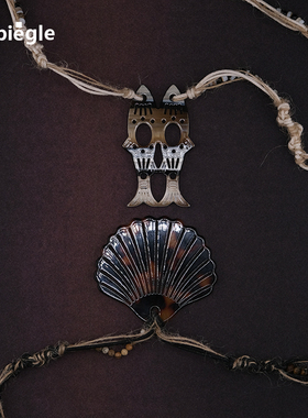 【新品登陆】Espiegle三文鱼与白天的眼睛贝壳三文鱼编珠长项链