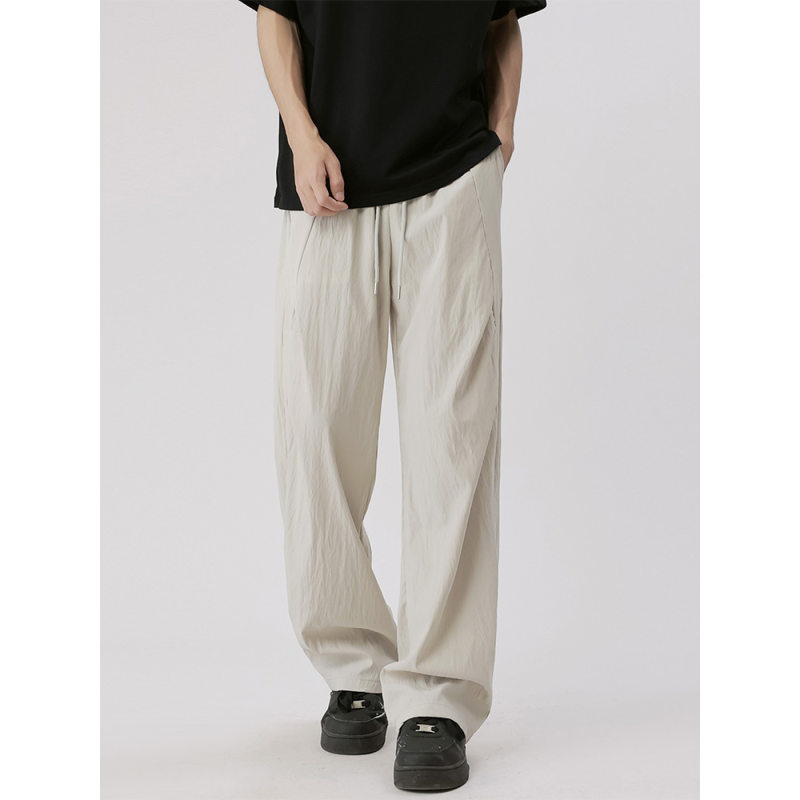 夏季薄款冰丝西裤男潮牌凉感