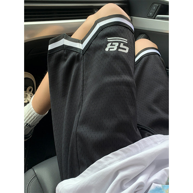 美式潮牌网眼透气短裤男夏