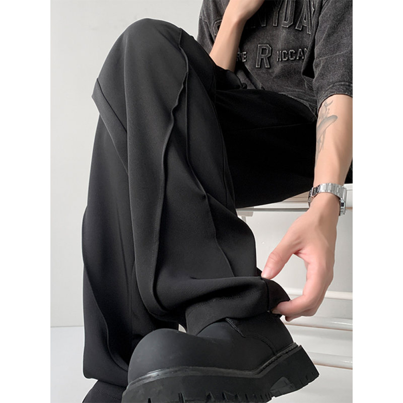 Cleanfit垂坠感西装裤男夏