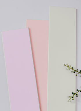 科拉莫 调色师桃夭粉色系DIY自粘瓷砖防油厨房墙砖 75*300mm