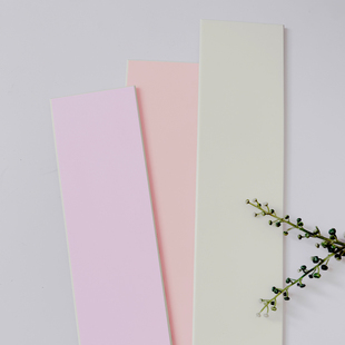 科拉莫 调色师桃夭粉色系DIY自粘瓷砖防油厨房墙砖 75*300mm