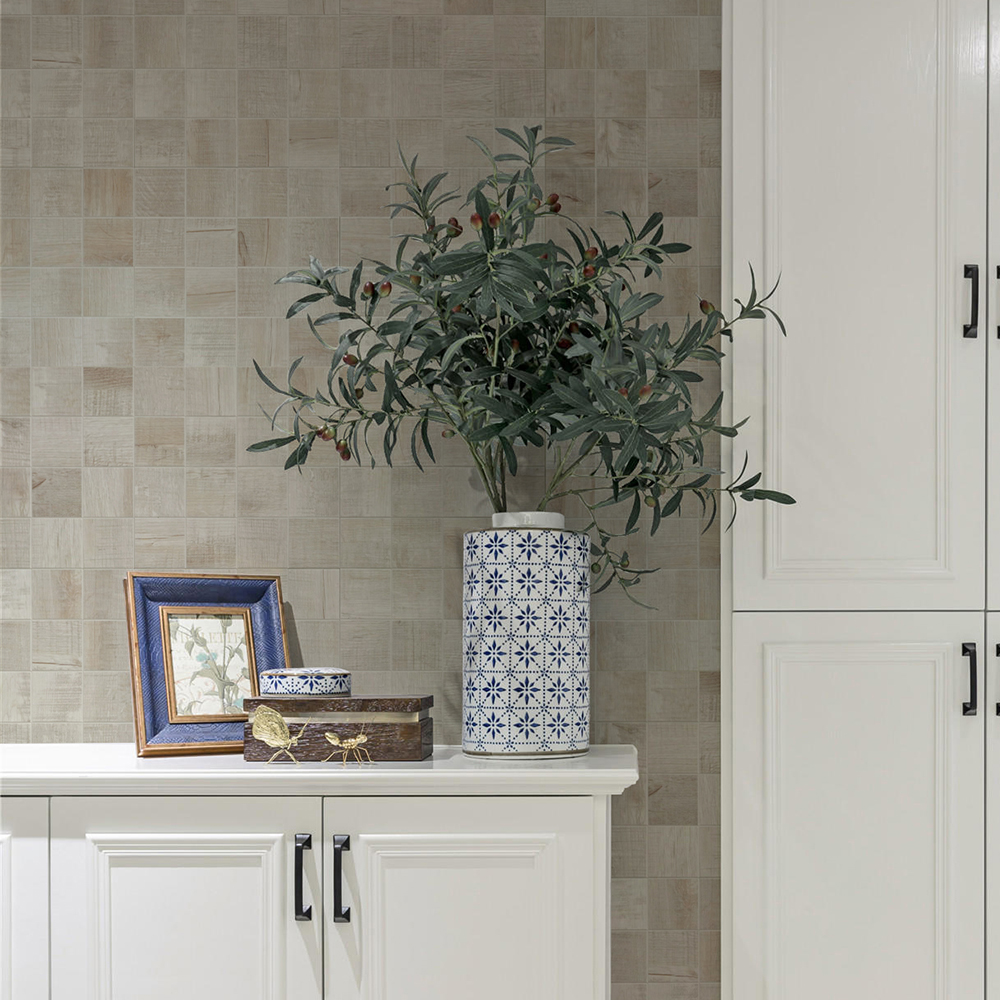 科拉莫卧室SPC石塑自粘墙贴