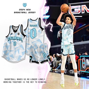新款美式篮球服套装男OTE联赛定制大学生运动比赛女球衣队服印字
