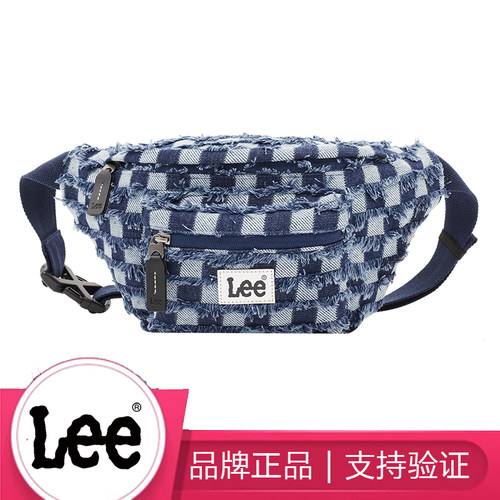 Lee棋盘格潮流腰包胸包