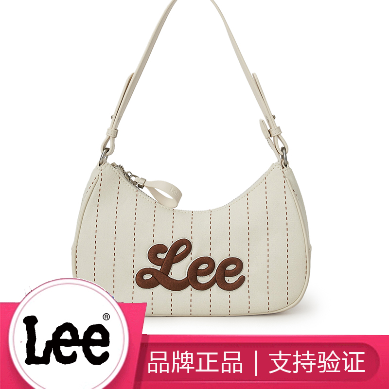Lee 女牛仔帆布腋下包单肩手提月牙包新月通勤包饺子包