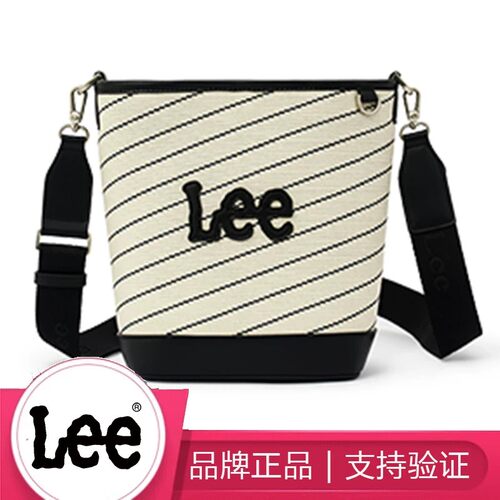 正品Lee牛仔帆布水桶包托特包女单肩手提腋下通勤包斜挎包