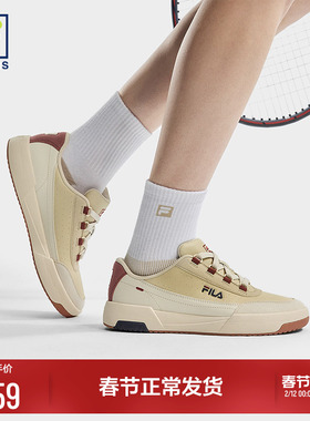 FILA 斐乐官方TARGA 2网球小白鞋2026春新款圆盾鞋女板鞋运动鞋子