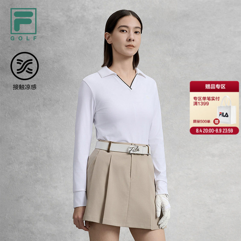 FILA斐乐女士运动长袖POLO