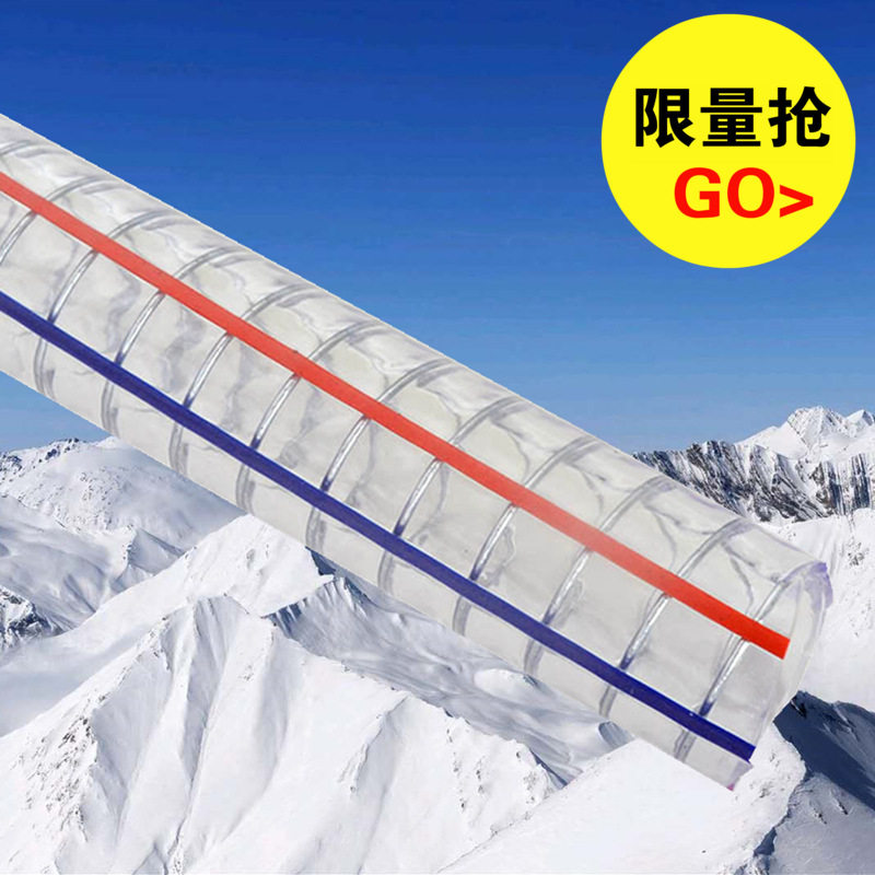 PVC软管防油静电水软泵管无味增强钢丝透明食品级硅胶管 钢丝管