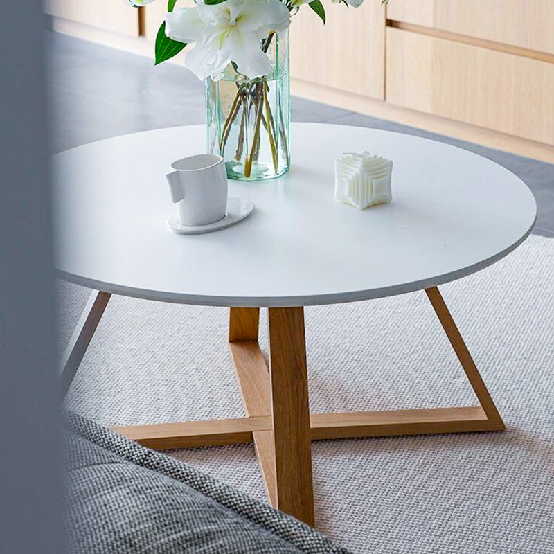 日式实木茶几小户型极简奶油阳台客厅家用具沙发边卧室飘窗