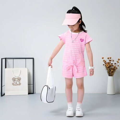 2026女童夏季纯棉套装透气凉快
