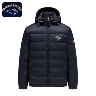 短款 男高端夹克洋气排骨轻薄商务薄款 羽绒服 美式 勇士鲨鱼2025新款