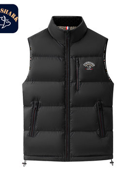 BRAVE&SHARK/勇士鲨鱼2025秋冬新款轻薄羽绒马甲休闲时尚百搭叠穿