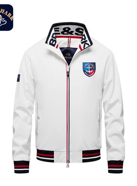 BRAVE&SHARK/勇士鲨鱼25新款男士立领夹克时尚百搭休闲轻奢高级感