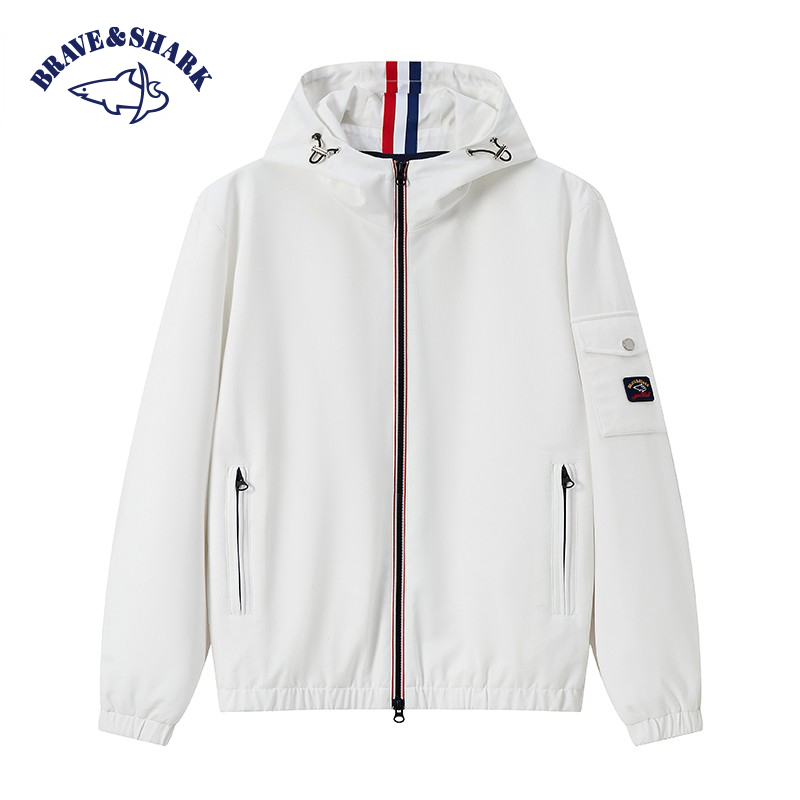 勇士鲨鱼美式工装夹克