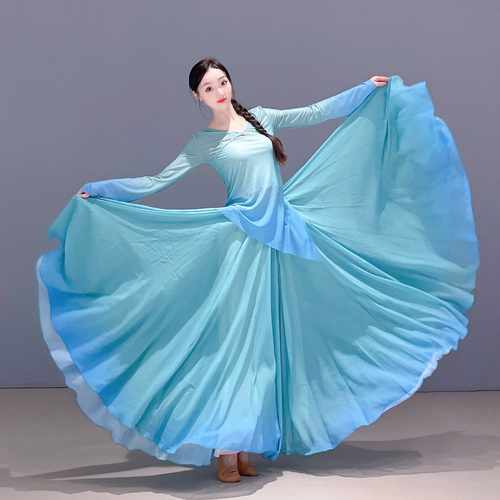 大鱼海棠古典舞纱衣720度大摆裙
