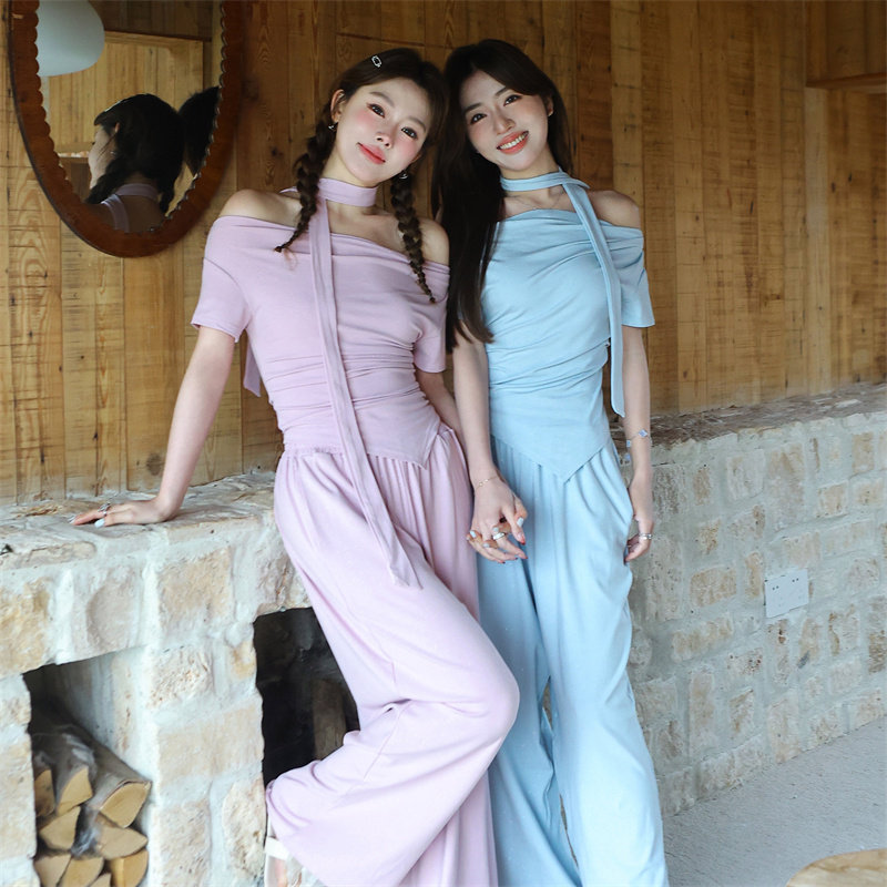 CLOUDSEASON慵懒风休闲套装今年流行的漂亮套装松弛感穿搭时尚