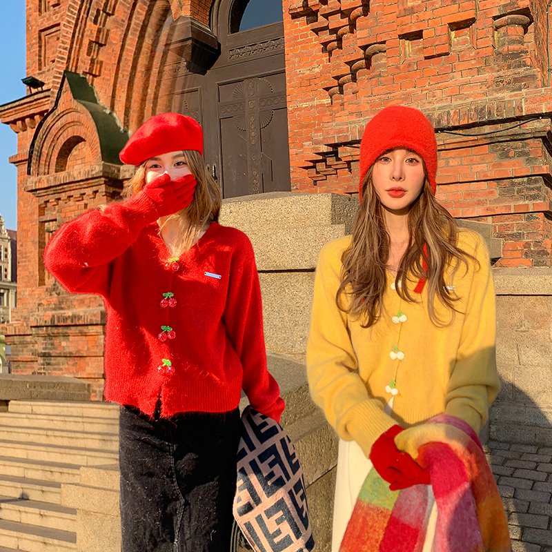 cloudseason温暖串珠开衫